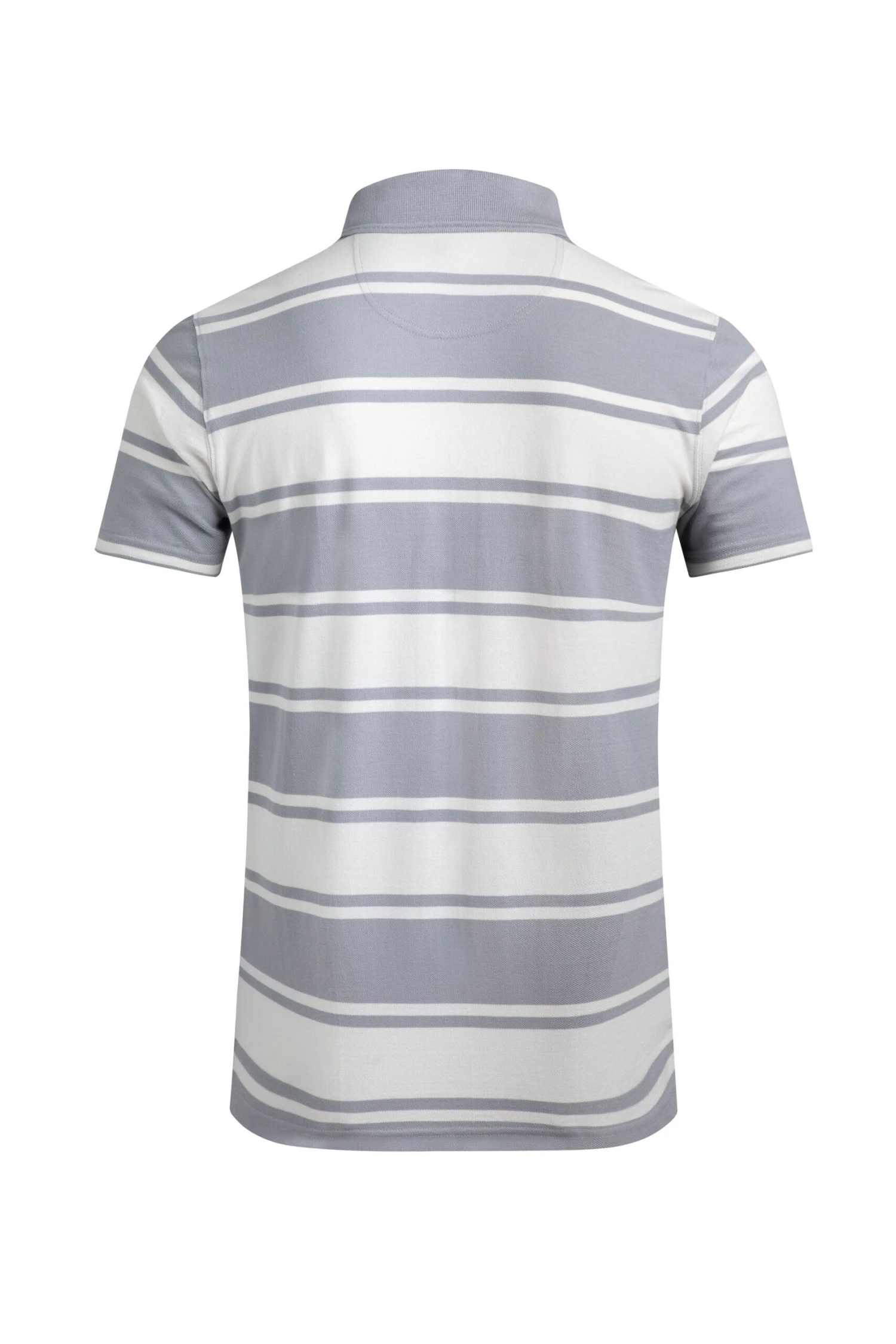Henry Striped Pique Polo Shirt Limestone 6 Henry Striped Pique Polo Shirt Limestone - Image 6