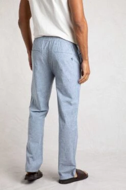 Danny Lightweight Summer Denim Trousers Denim -WeirdFish Clothing Shop 124710
