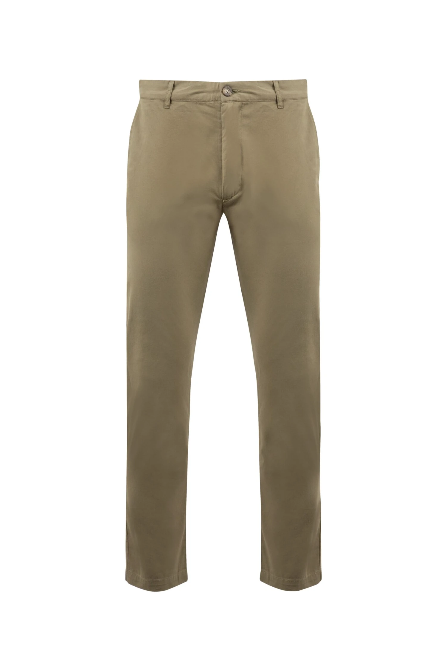 Freddie Super Soft Chino Trousers Burnt Olive 2 Freddie Super Soft Chino Trousers Burnt Olive - Image 2