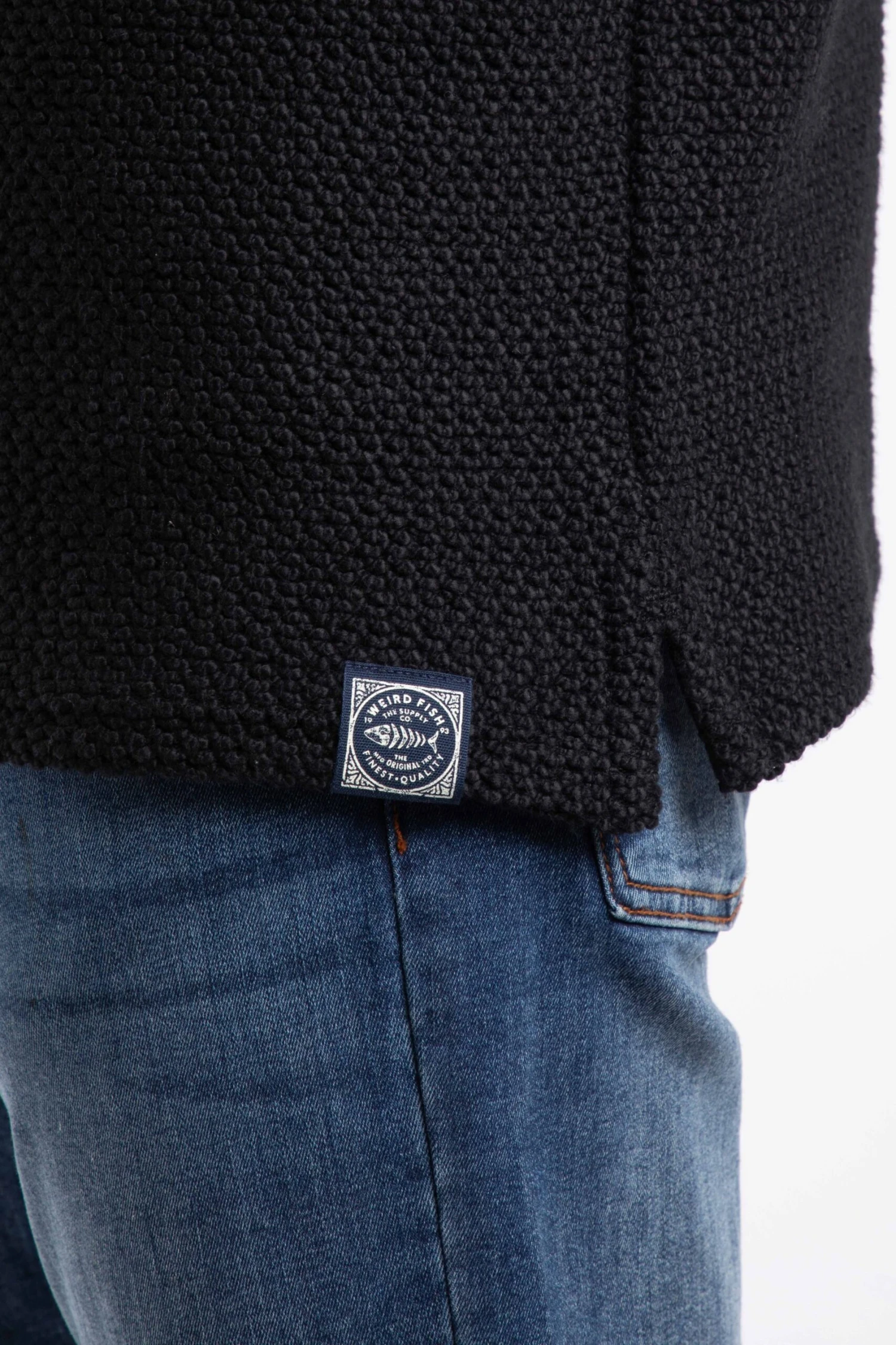 Cruiser 1/4 Zip Macaroni Sweatshirt Black 7 Cruiser 1/4 Zip Macaroni Sweatshirt Black - Image 7