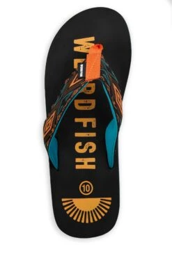 Hamdon Jacquard Flip Flop Black 7 Hamdon Jacquard Flip Flop Black -WeirdFish Clothing Shop 125091