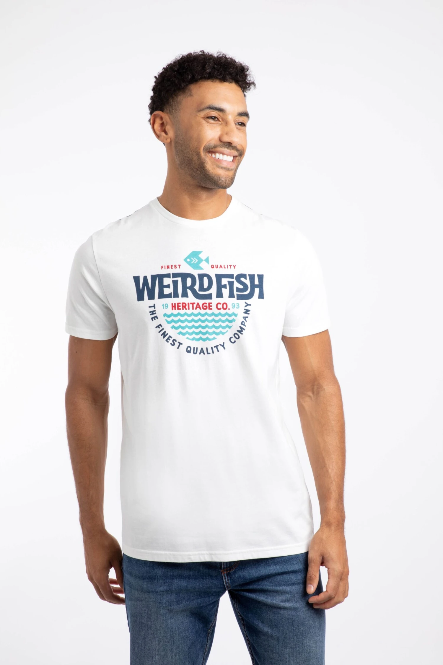 Heritage Surf Front Print Graphic T-Shirt Dusty White 7 Heritage Surf Front Print Graphic T-Shirt Dusty White - Image 7