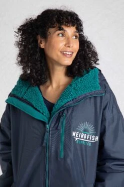 Atlantic Unisex Waterproof Changing Robe Blue Surf -WeirdFish Clothing Shop 125603