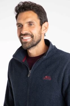 Merrill Full Zip Textured Fleece Midnight 13 Merrill Full Zip Textured Fleece Midnight -WeirdFish Clothing Shop 126192