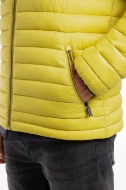 Flete Lightweight Showerproof Padded Hooded Jacket Antique Moss -WeirdFish Clothing Shop 126228