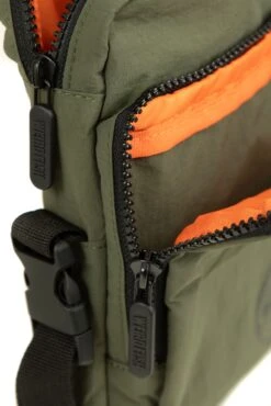 Nanga Colour Block Cross Body Bag Artichoke Green -WeirdFish Clothing Shop 126686