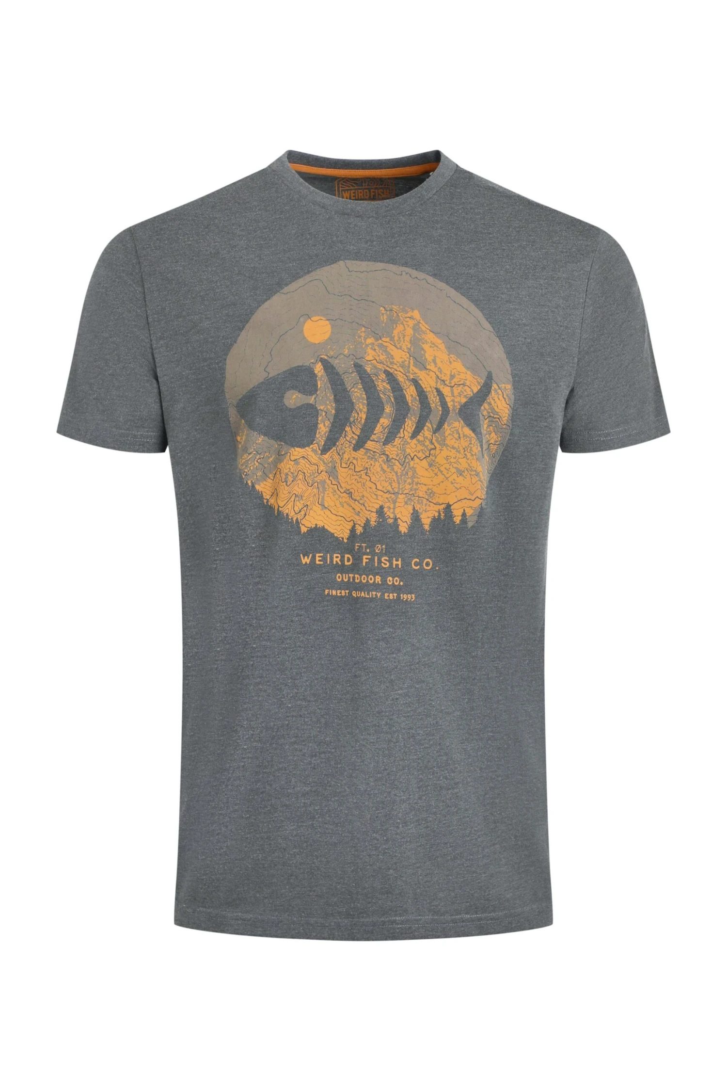 Explorer Front Print Graphic T-Shirt Iron Stone 2 Explorer Front Print Graphic T-Shirt Iron Stone - Image 2