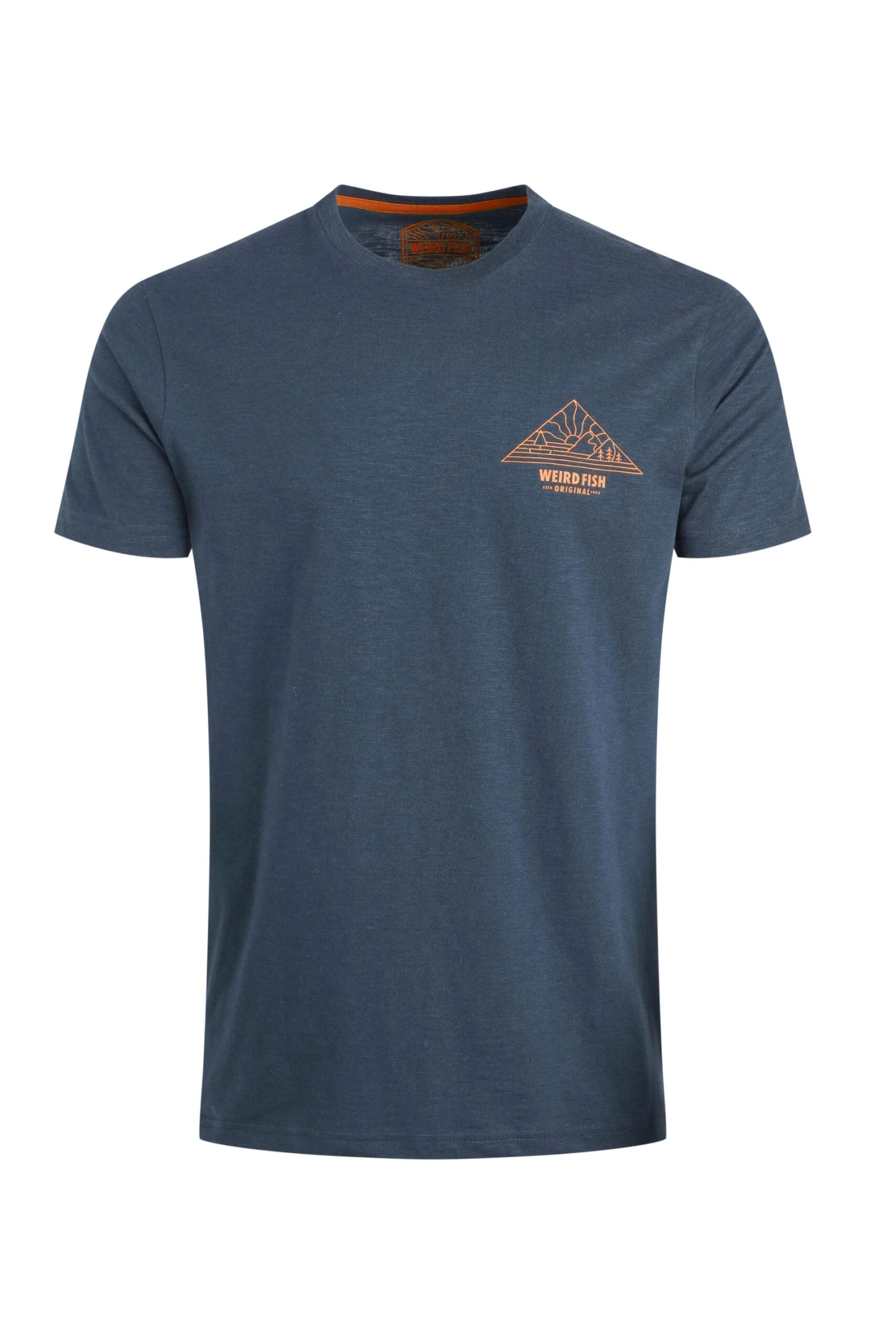 Pyramid View Back Print Graphic T-Shirt Navy 2 Pyramid View Back Print Graphic T-Shirt Navy - Image 2