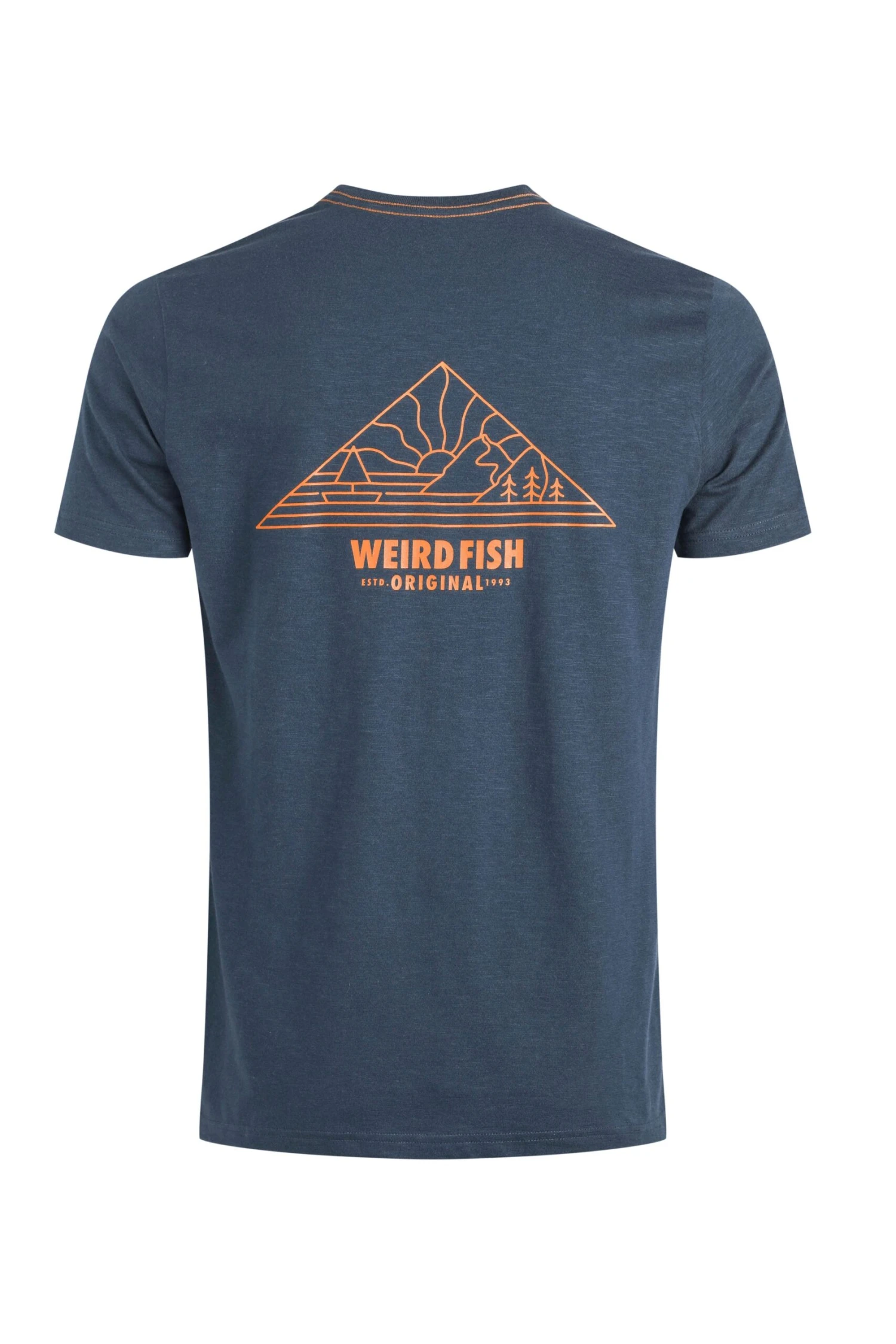 Pyramid View Back Print Graphic T-Shirt Navy 6 Pyramid View Back Print Graphic T-Shirt Navy - Image 6