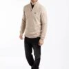 Altwood 1/4 Zip Jumper Ecru