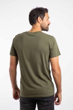 Carp Side Front Print Artist T-Shirt Deep Lichen Green 8 Carp Side Front Print Artist T-Shirt Deep Lichen Green -WeirdFish Clothing Shop 127488