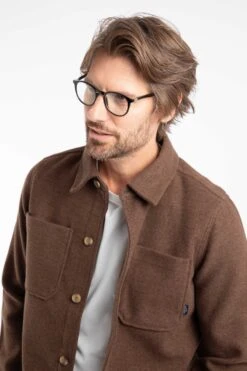 Charles Plain Over Shirt Mocha 15 Charles Plain Over Shirt Mocha -WeirdFish Clothing Shop 129137