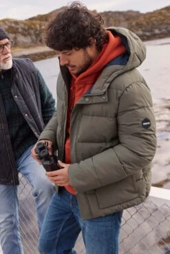 Calderwood Heavy Weight Padded Jacket Deep Lichen Green