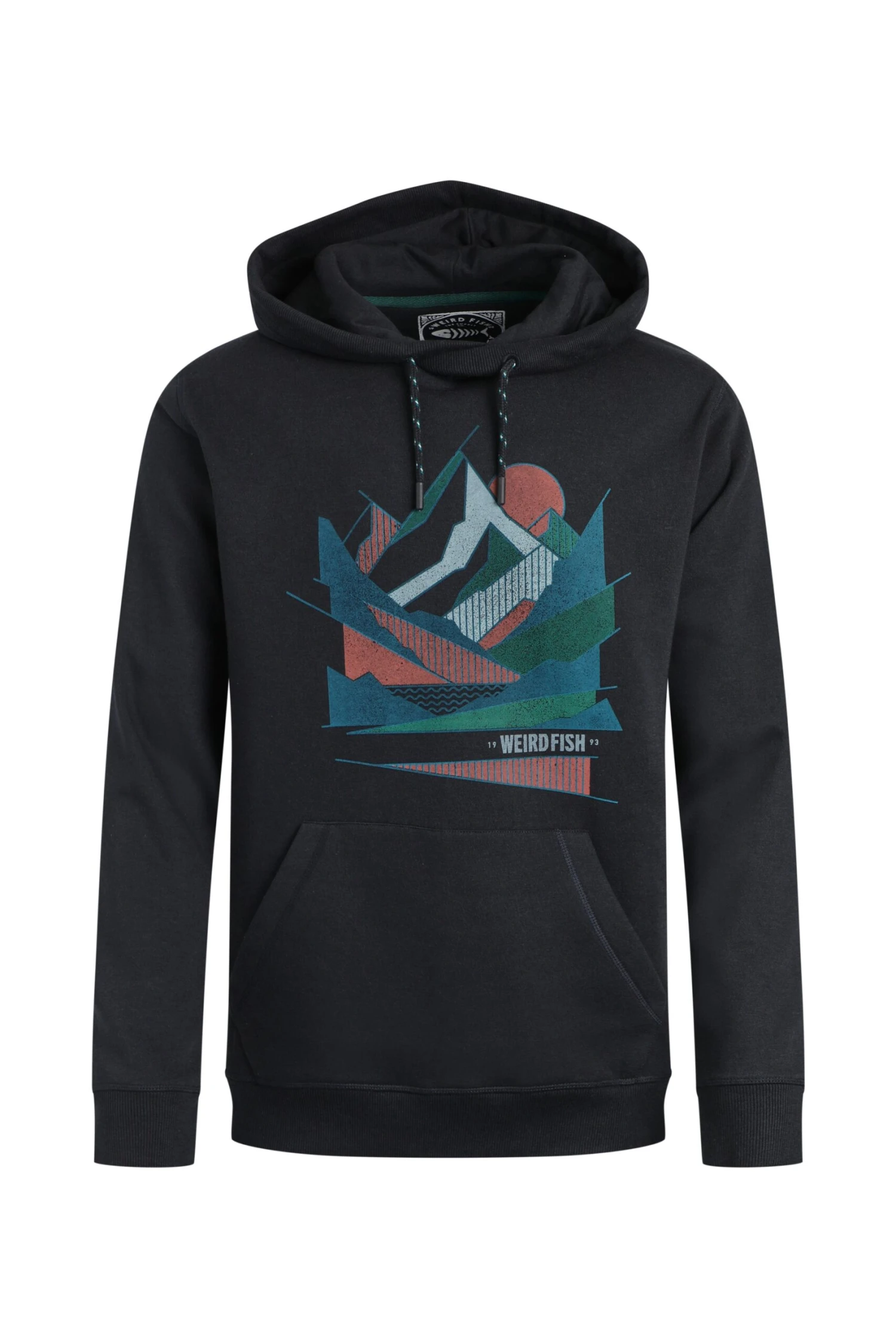Bryant Graphic Pop Over Hoodie Black 3 Bryant Graphic Pop Over Hoodie Black - Image 3
