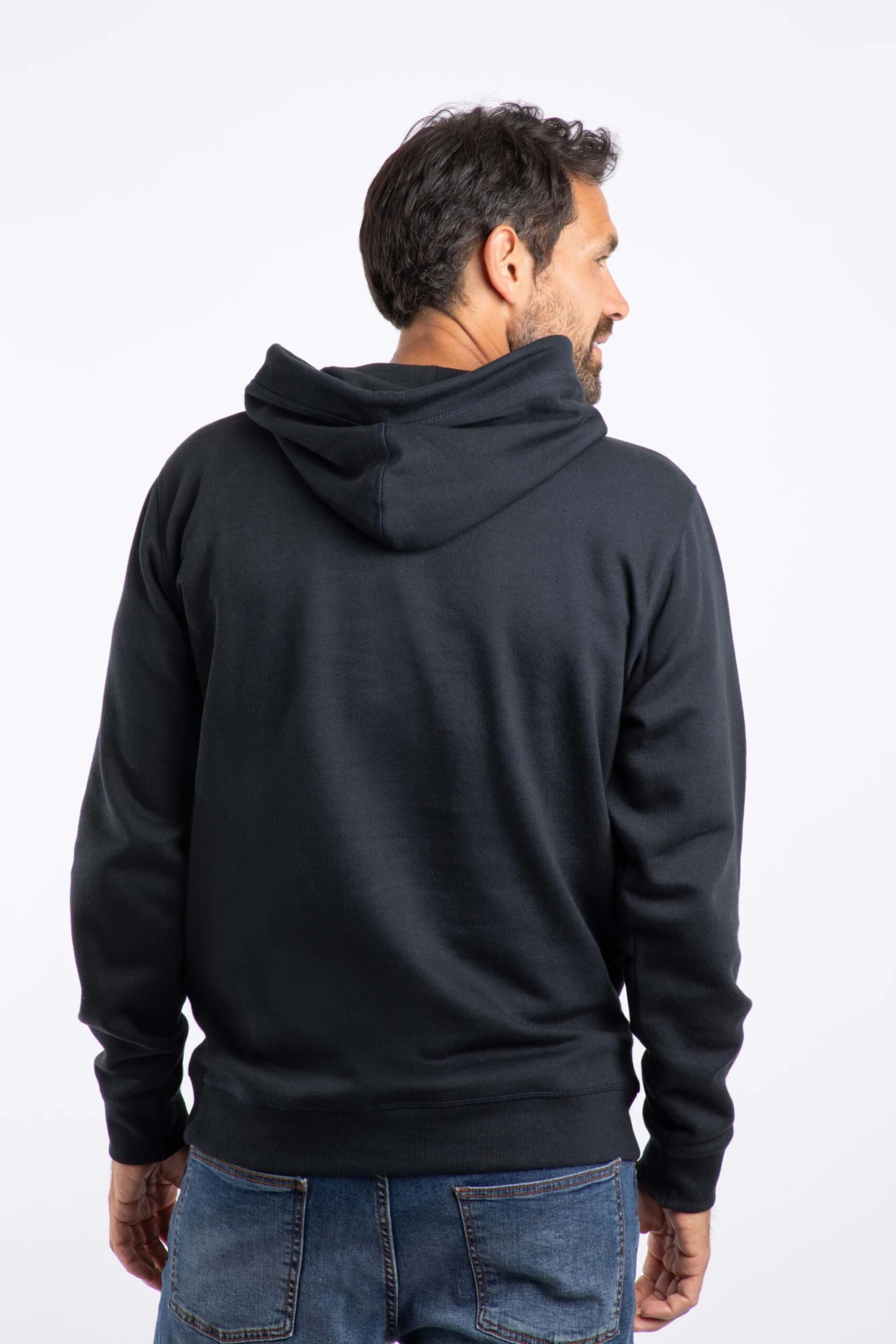 Bryant Graphic Pop Over Hoodie Black 4 Bryant Graphic Pop Over Hoodie Black - Image 4