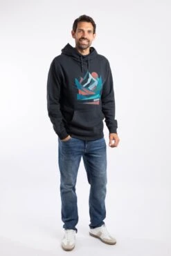 Bryant Graphic Pop Over Hoodie Black 11 Bryant Graphic Pop Over Hoodie Black -WeirdFish Clothing Shop 129199