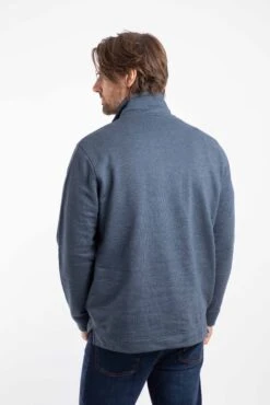 Brampton Branded 1/4 Zip Sweatshirt Navy 11 Brampton Branded 1/4 Zip Sweatshirt Navy -WeirdFish Clothing Shop 129246