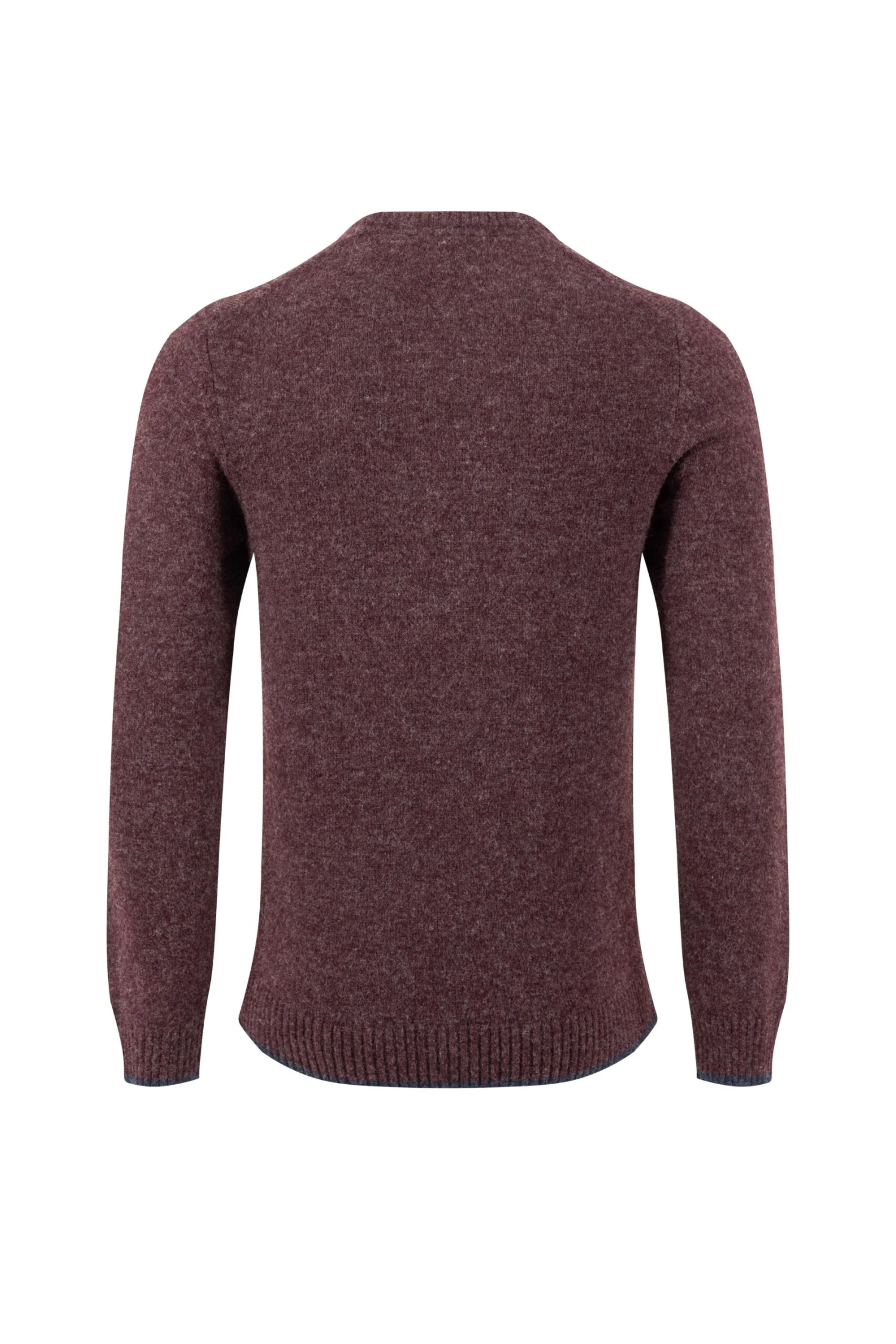 Gorleston Crew Neck Jumper Aubergine 7 Gorleston Crew Neck Jumper Aubergine - Image 7