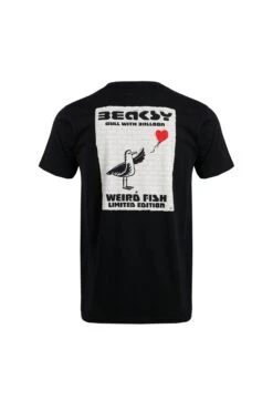 Beaksy Back Print Artist T-Shirt Black -WeirdFish Clothing Shop 90675