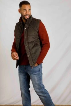 Blayney Gilet Bark -WeirdFish Clothing Shop 97077