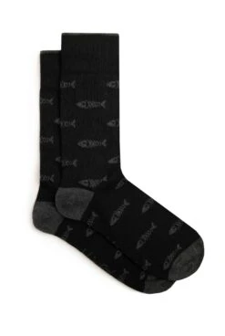 Ronan Branded Bones Socks 3 Pack Grey -WeirdFish Clothing Shop 99687