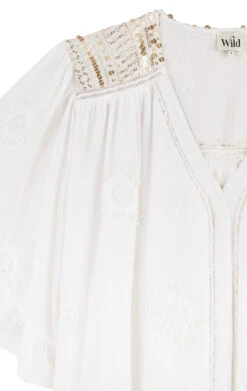 RobeAbel Blanc -WeirdFish Clothing Shop abel 5