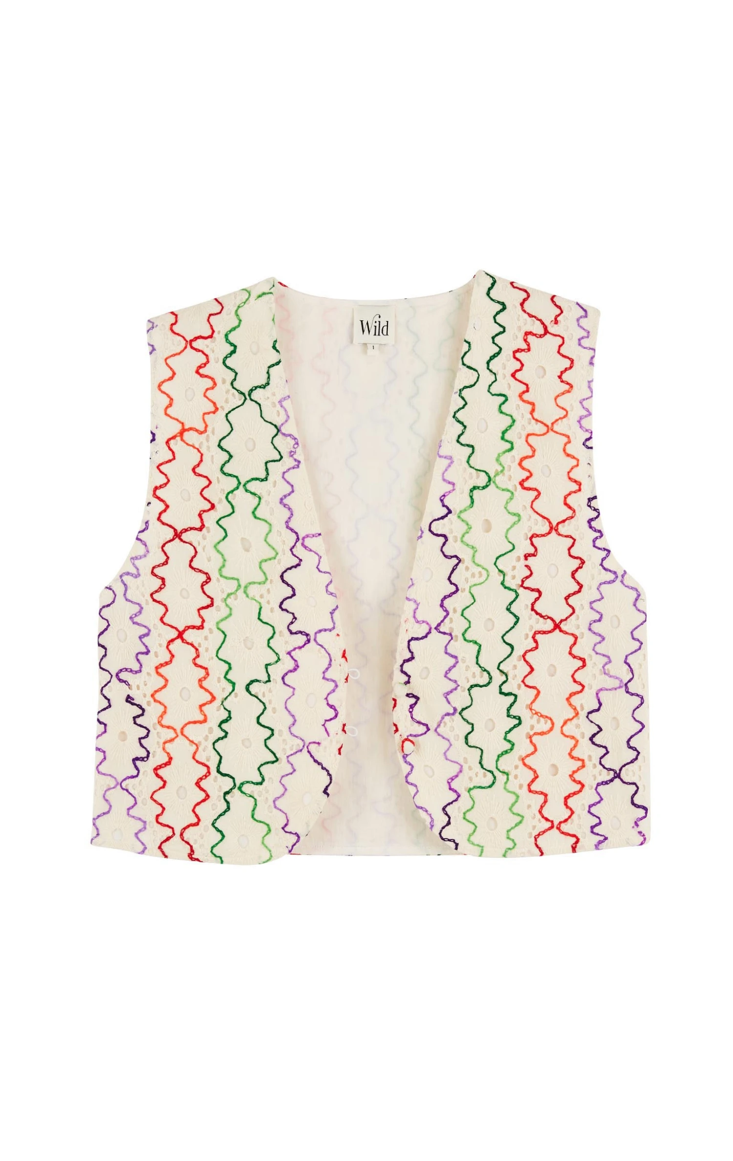 GiletAlaia Multicolore 2 GiletAlaia Multicolore - Image 2