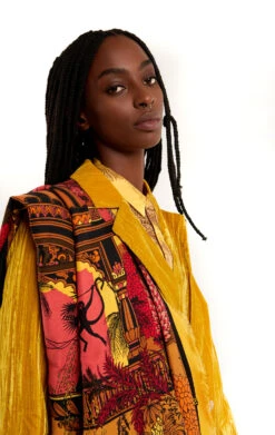 FoulardAmber Palace Ocre -WeirdFish Clothing Shop amber palace 6