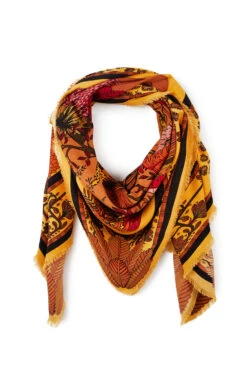 FoulardAmber Palace Ocre -WeirdFish Clothing Shop amber palace 7