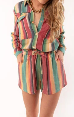 ShortAmoroso Multicolore -WeirdFish Clothing Shop amoroso 3