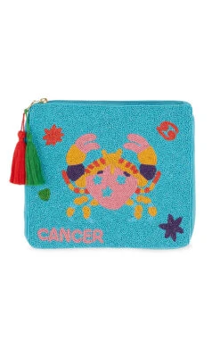 Sac PochetteAstrolova Cancer Turquoise