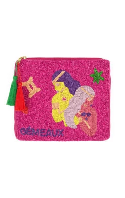 Sac PochetteAstrolova Gémeaux Fuschia