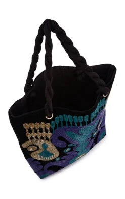 Sac CabasAwake Noir -WeirdFish Clothing Shop awake 4