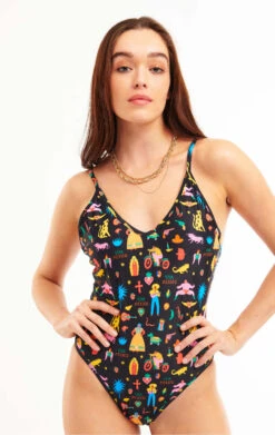 Maillot De BainBanador Noir -WeirdFish Clothing Shop banador 4