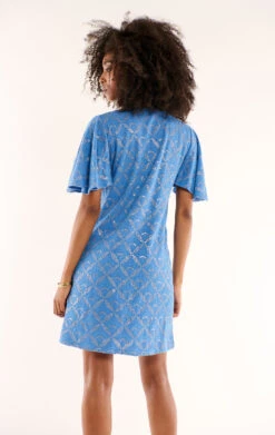 RobeBarbara Bleu -WeirdFish Clothing Shop barbara 10