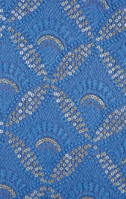 RobeBarbara Bleu -WeirdFish Clothing Shop barbara 11