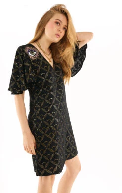 RobeBarbara Noir 10 RobeBarbara Noir -WeirdFish Clothing Shop barbara 4