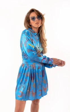 JupeBatsy Bleu -WeirdFish Clothing Shop batsy 7