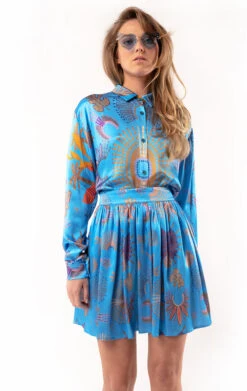 JupeBatsy Bleu -WeirdFish Clothing Shop batsy 9