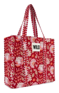 Sac CabasBautista Rouge -WeirdFish Clothing Shop bautista 11