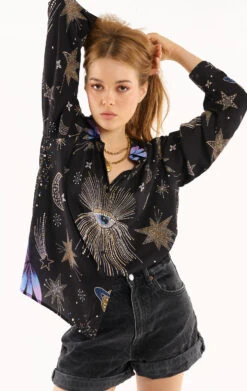 ChemiseBonaventure Comete Noir