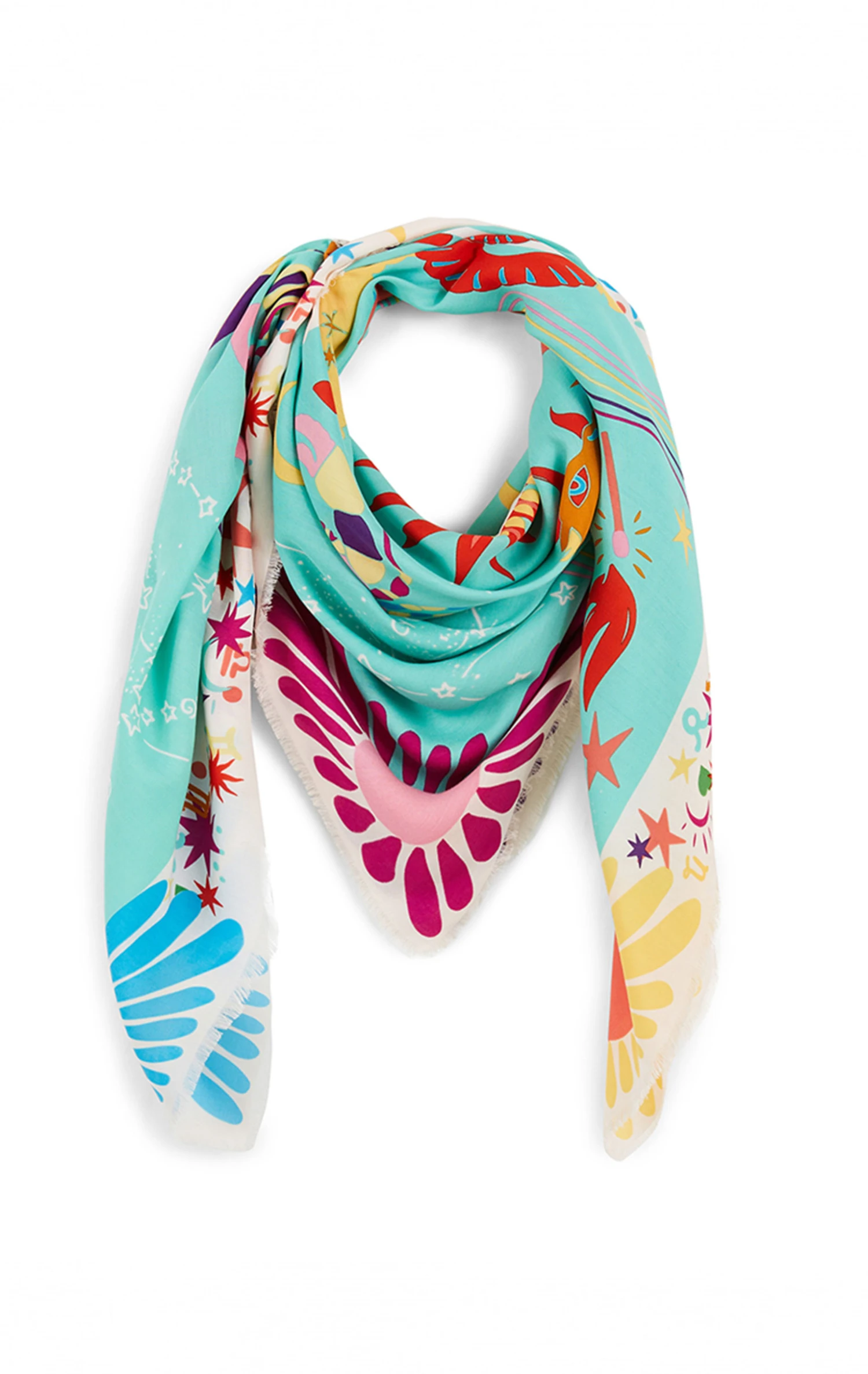 FoulardCasiop Turquoise 3 FoulardCasiop Turquoise - Image 3