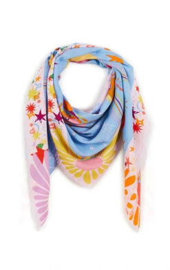 FoulardCasiop Bleu -WeirdFish Clothing Shop casiop 5