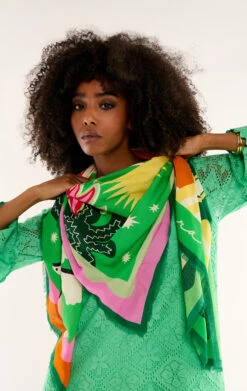 FoulardChachacha Vert -WeirdFish Clothing Shop chachacha 23