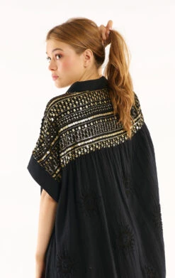 RobeClaire Noir -WeirdFish Clothing Shop claire 4