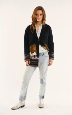 GiletCloris Noir -WeirdFish Clothing Shop cloris 3