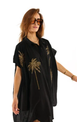 RobeClovis Noir -WeirdFish Clothing Shop clovis 10