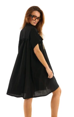 RobeClovis Noir -WeirdFish Clothing Shop clovis 11