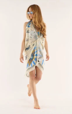 FoulardComete Blanc -WeirdFish Clothing Shop comete 14