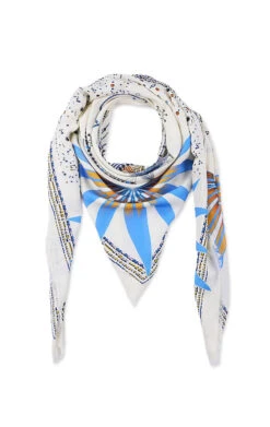 FoulardComete Blanc -WeirdFish Clothing Shop comete 15